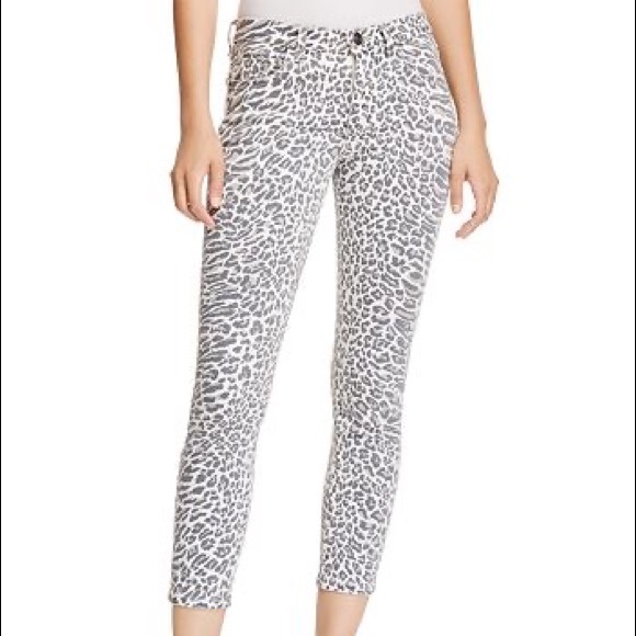 Current/Elliott Denim - Current/Elliott
The Stiletto Cropped Skinny Jeans in Warped Leopard